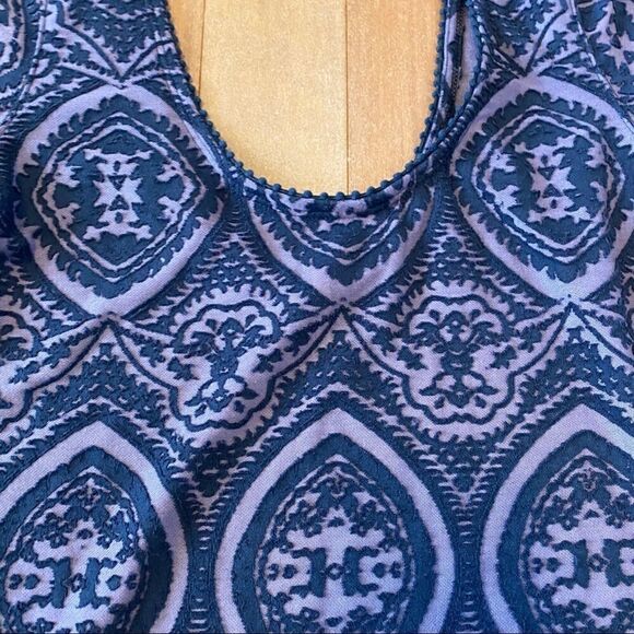 Free People Bodycon Medallion Mini Dress small - Picture 2 of 4